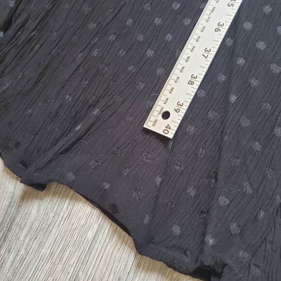 Mango Dress 6 Black Midi Whimsigoth Fairy Grunge Punk Cottagecore Button Front - Picture 9 of 11